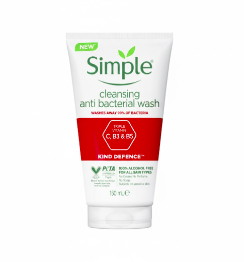 Simple Kind Defence +ANTI-BAC wash-150ml
